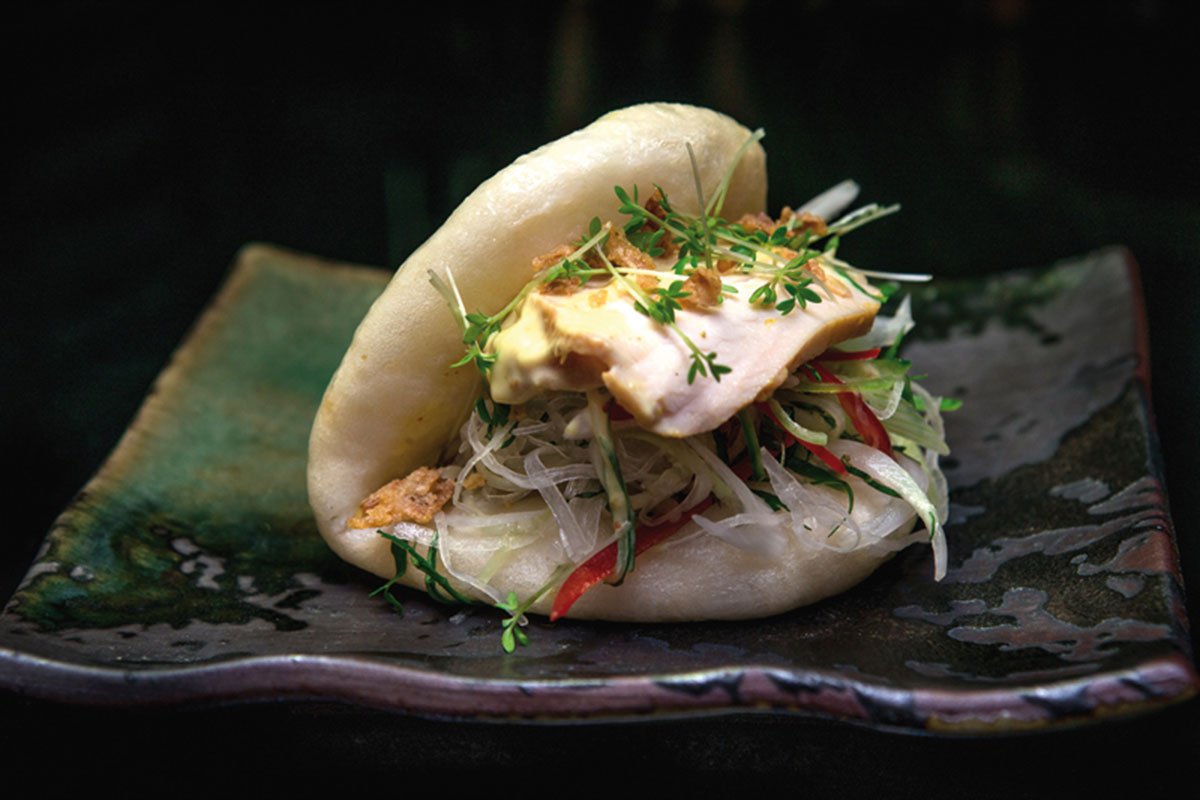 mr pug's bao bun dish